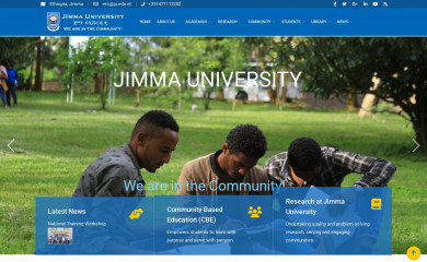 ju.edu.et screenshot