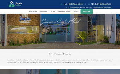 juazeirocomforthotel.com.br screenshot