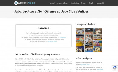 judo-antibes.com screenshot