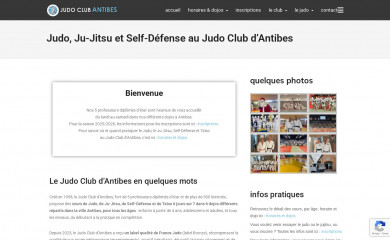 judo-antibes.com screenshot