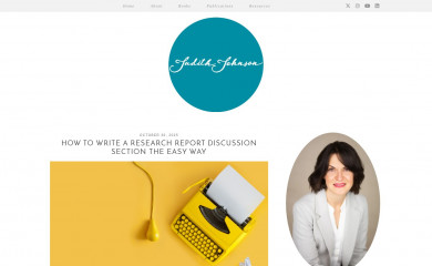 judithjohnsonphd.com screenshot