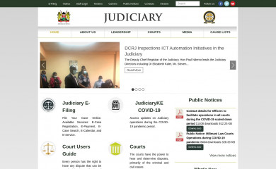 judiciary.go.ke screenshot