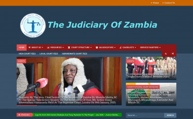 judiciaryzambia.com screenshot