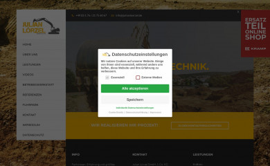 julianloerzel.de screenshot