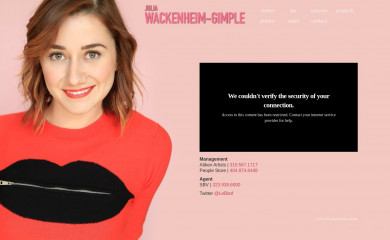 juliawackenheim.com screenshot