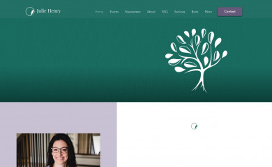 juliehenryhomeopath.com screenshot