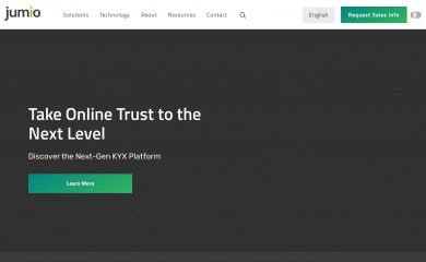 jumio.com screenshot