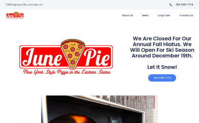 junelakepizza.com screenshot