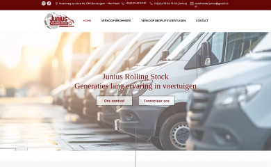 juniusrollingstock.be screenshot