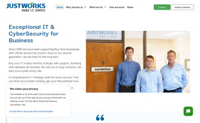 justworks.net screenshot