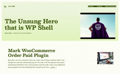 justabill.blog screenshot