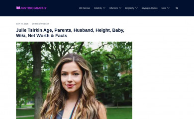 justbiography.com screenshot