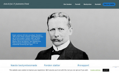 justesensfond.dk screenshot