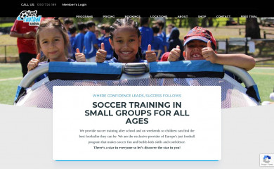 justfootballacademy.com.au screenshot