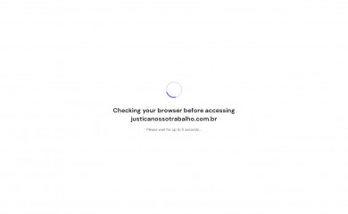 justicanossotrabalho.com.br screenshot