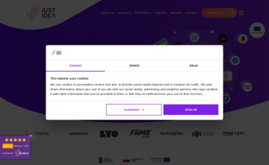 http://justidea.agency/ screenshot