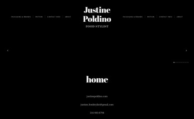 justinepoldino.com screenshot