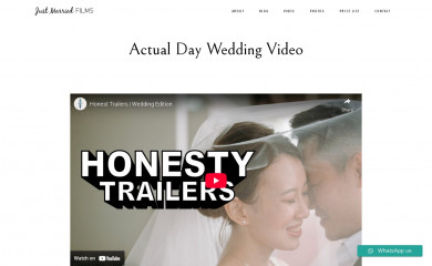 justmarriedfilms.com screenshot