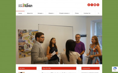 justspeakitalian.com screenshot