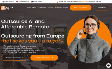 jupiterbpo.com screenshot