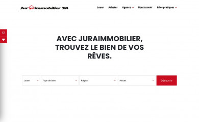 http://www.juraimmobilier.ch/ screenshot