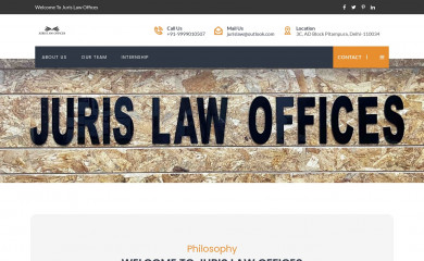 jurislawoffices.in screenshot