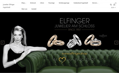 juwelier-elfinger.de screenshot