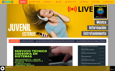 juvenilestereo.net screenshot