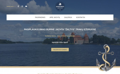 jachtatrakai.lt screenshot