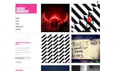 jackiehawkins.com screenshot