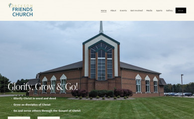 jacksonfriendschurch.org screenshot