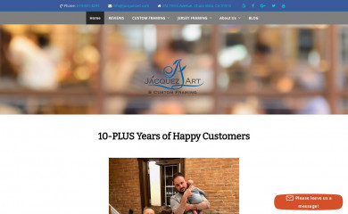 jacquezart.com screenshot