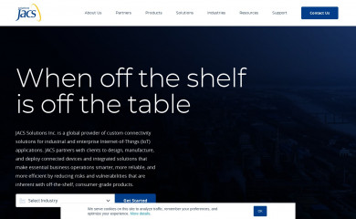 jacs-solutions.com screenshot