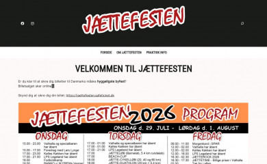 jaettefesten.dk screenshot