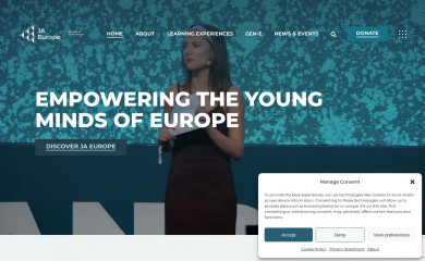 jaeurope.org screenshot