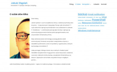 jakubstepien.net screenshot