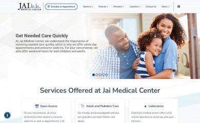 jaimedicalcenter.com screenshot
