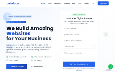 jaimik.com screenshot