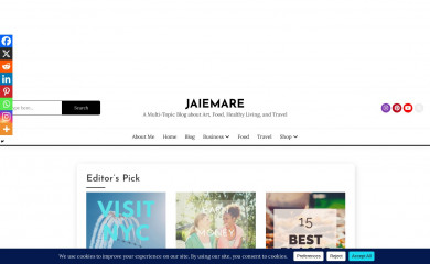 jaiemare.com screenshot