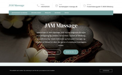 jam-massage.dk screenshot
