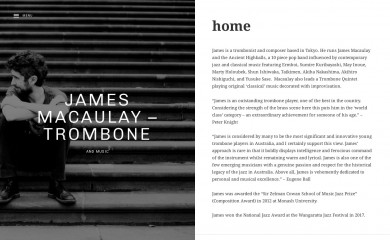 jamesmacaulay.com.au screenshot