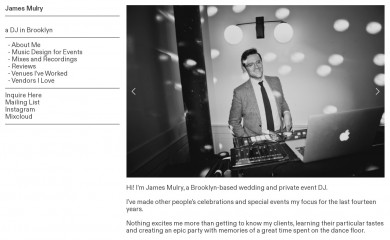 jamesmulry.com screenshot
