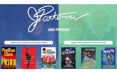 jamespatterson.com screenshot