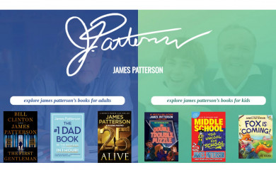 jamespatterson.com screenshot