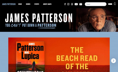jamespatterson.com screenshot