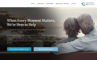jamesriverhh.com screenshot