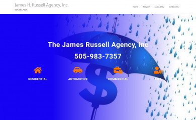 jamesrussellagency.com screenshot