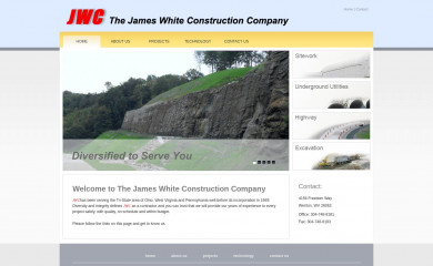 jameswhiteconstruction.com screenshot