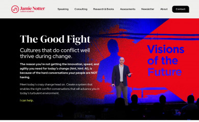 jamienotter.com screenshot