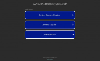 jandjjanitorservice.com screenshot